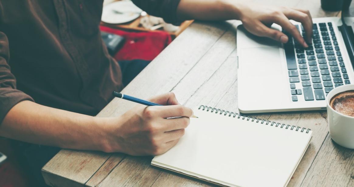 Professional workspace showing collaborative financial planning environment